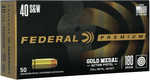 Federal Gold Medal Action 40 S&W 180 Grain Full Metal Jacket 50 Rounds